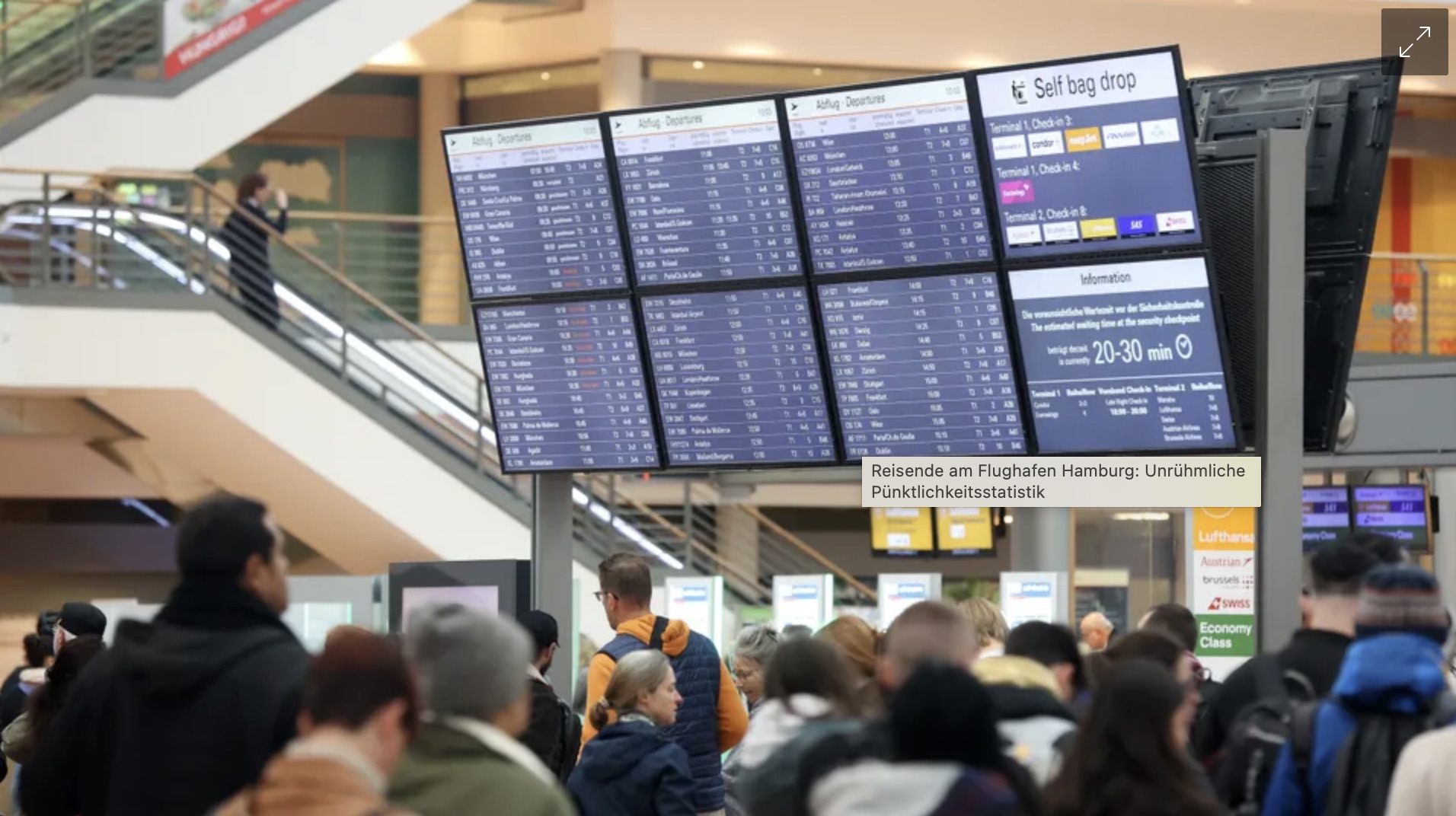 78 Prozent der Geschäftsreisenden zu spät mit Zug oder Flug